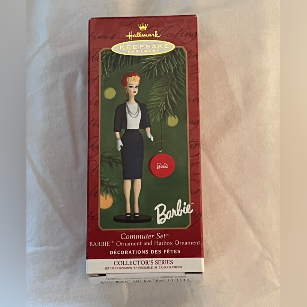 Hallmark Keepsake Ornament. Barbie Commuter Set. Vintage.  2000.